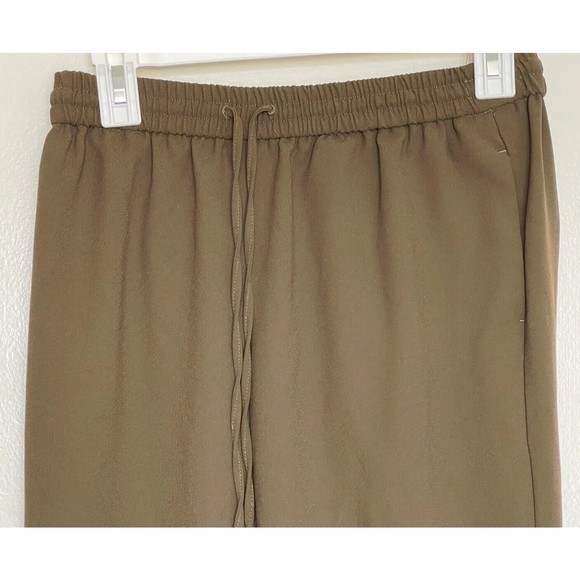 Express Womens Pants Grandmacore Green Joggers Drawstring Ankle Mid Rise Size XS - Picture 5 of 12